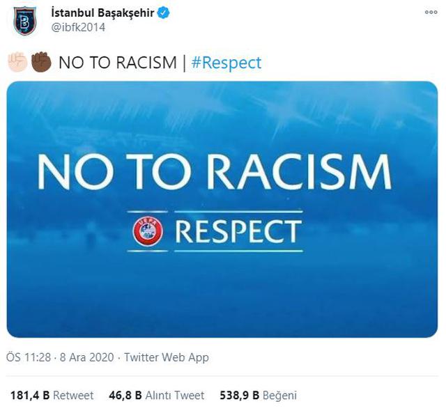 Başakşehir'in paylaşımı rekor kırdı