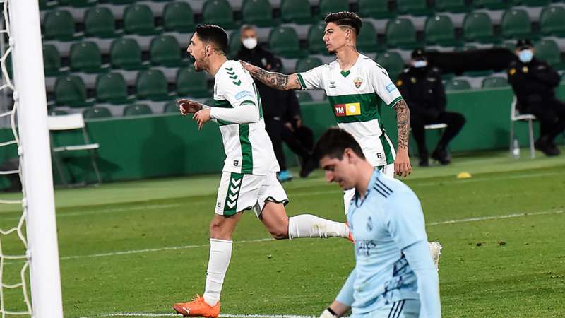 2020 Real Madrid için kötü bitti: Elche'de takıldı: 1-1