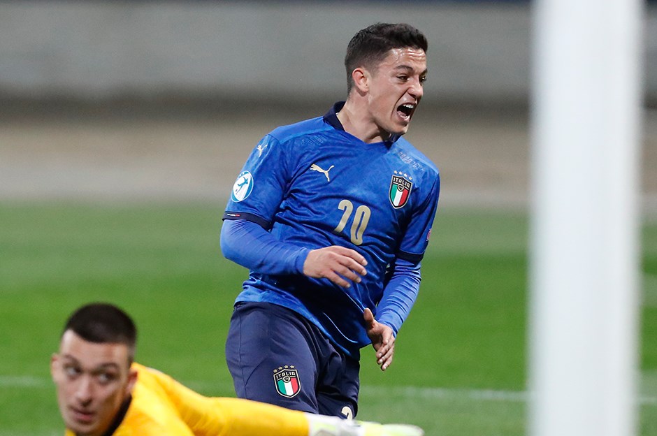 İtalya'nın kadrosunda dikkat çeken genç golcü: Giacamo Raspadori