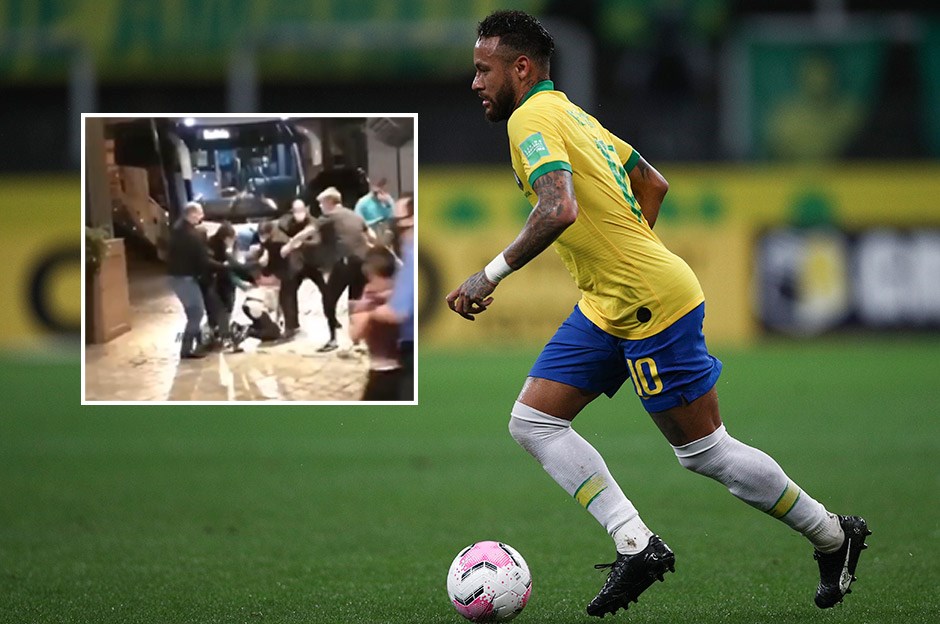 Neymar'a milli takım kampında saldırı!