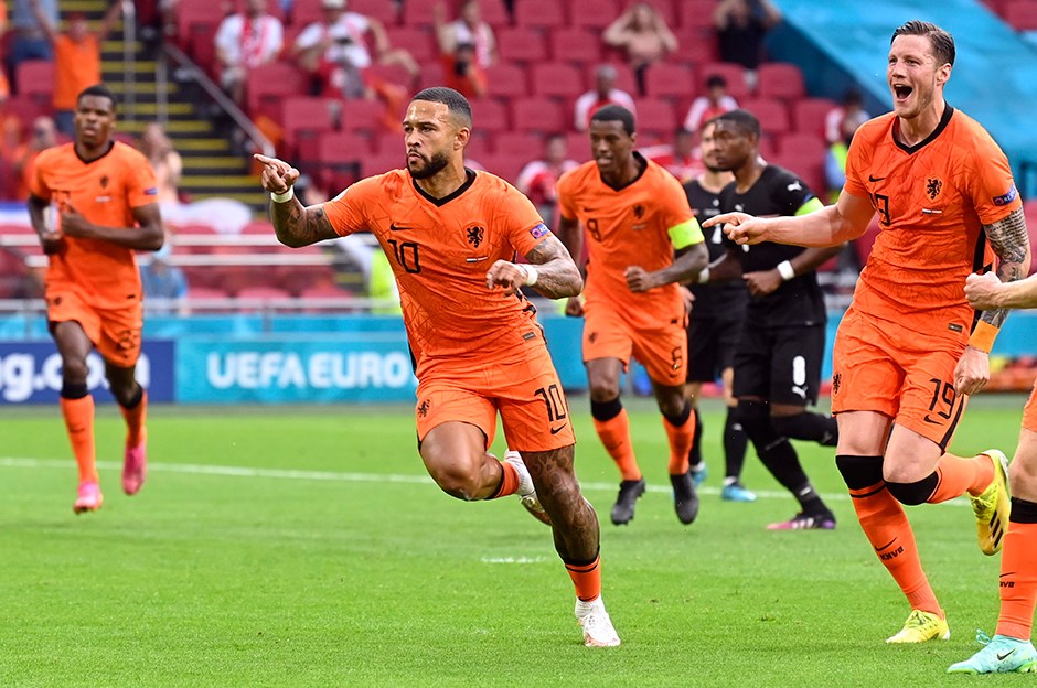 Avusturya'yı iki golle geçen Hollanda son 16 turunda