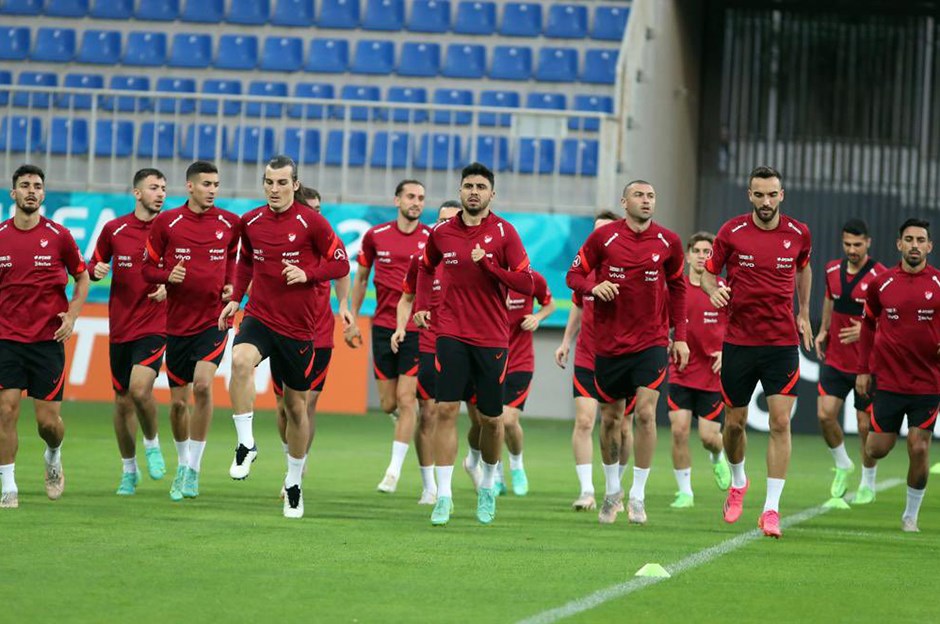 Milli Takım, İsviçre maçı hazırlıklarını sürdürdü