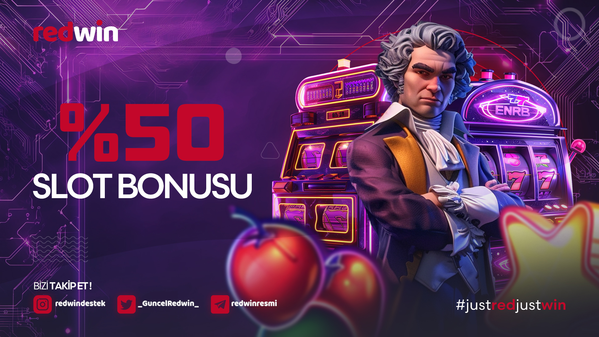 Slot tutkunları için %50 ekstra şans!